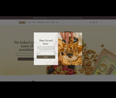 Micheles Granola cereal organic