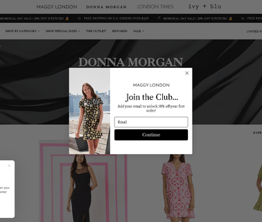 Donna Morgan friendly party