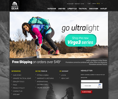 Home - Granite Gear outdoor daypack