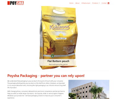 Poysha Packaging P Ltd food shrink