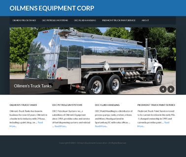 Oilmens Equipment Corp - Corporate Page for Oilmens Equipment oil tank containers