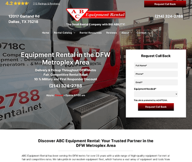 Equipment Rental Dallas Tx | Abc Equipment Rental Dallas Texas 1kv abc