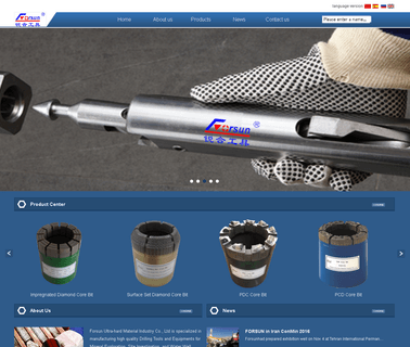 Forsun Ultra-Hard Material Industry drill casing pipe