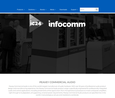 Peavey Electronics Corp. audio equipment furniture