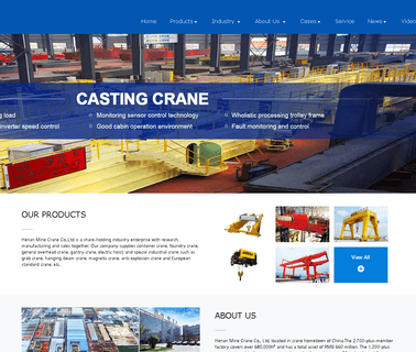 Henan Mine Crane 100t gantry