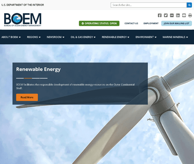 Bureau Of Ocean Energy Management Boem development offshore