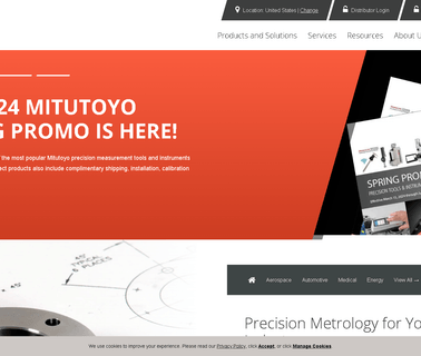 Mitutoyo America Corporation tools provides