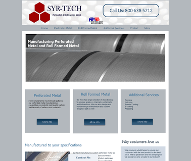 Syr Tech Perforating Co. fabricating metalworking
