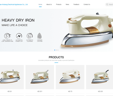 Zhongshan Anbang Electrical Appliance irons