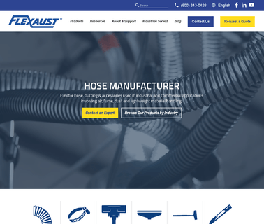 Flexaust flexible ducting