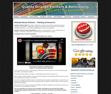 Orlando House Painters - Central Fl Painting Contractors house fast