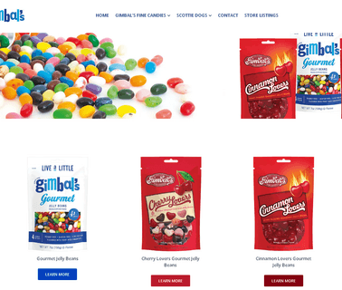 Gimbals Fine Candies custom gourmet