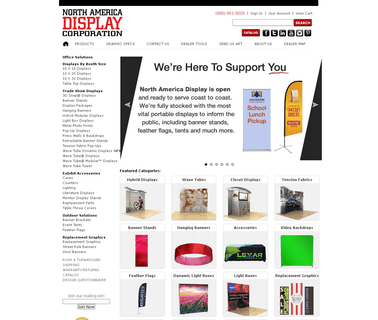 North America Display magnetic fabric