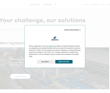Imerys processing aids