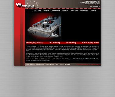 Whallon Machinery Royal Center Indiana - Welcome  systems machine