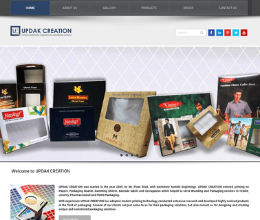 Updak Creation packaging box pouch