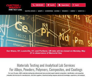 Imr Test Labs lab materials