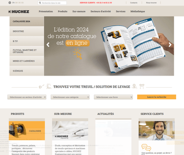 Huchez, Fabricant De Treuils Et drum premier