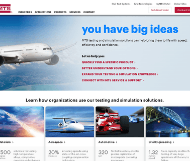Mts Systems Corporation chambers industrial