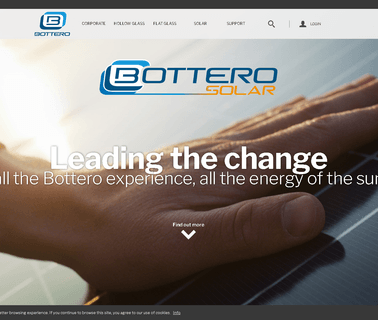 Bottero S glass italy