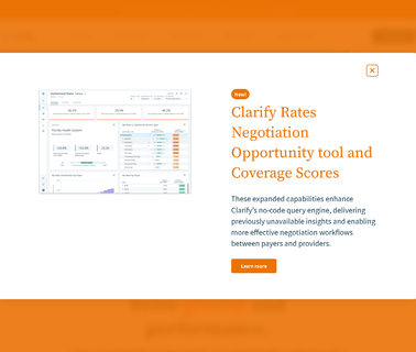 Clarify Health Solutions clinical reporting