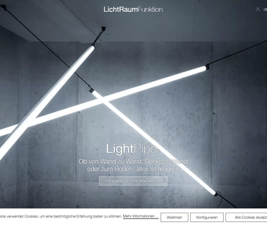 Licht Raum Funktion Gmbh column lamp