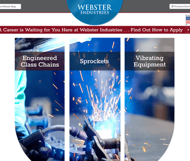 Webster Industries cylindrical conveyor brushes