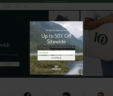 Tentree; Ten Trees Are Planted for Every Item clothing buttons