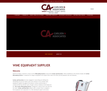 Carlsen & Associates equipment support