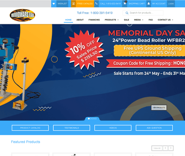 Woodward Fab tools shop