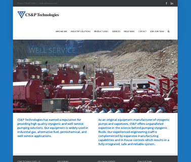 Cs & P Technologies, Lp well pumps systems