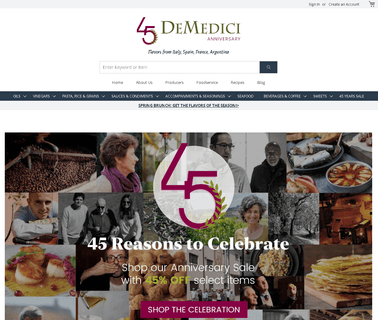 De Medici Imports food brands