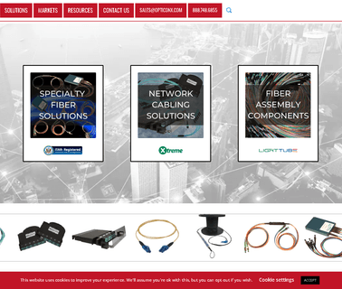 Opticonx Your Fiber Optics Leader fiber optic