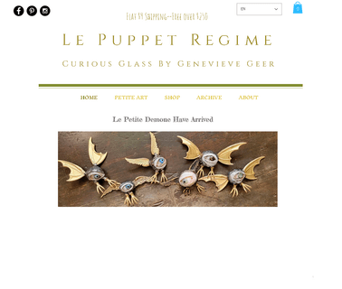 Le Puppet Regime felt puppet