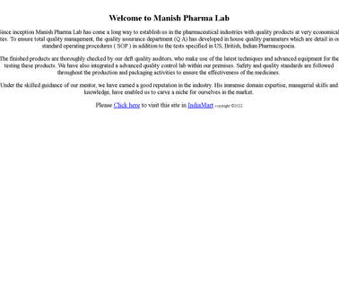 Manish Pharma Lab calcium disodium