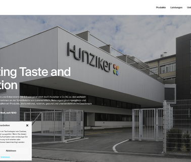 F. Hunziker + Co Ag chocolate candy maker