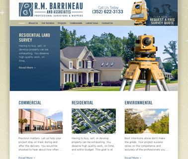 R. M. Barrineau – Professional Surveyors & Mappers 2000 professional