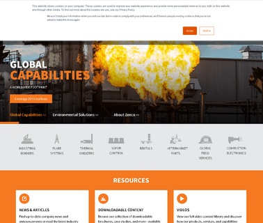 Zeeco, industries wide