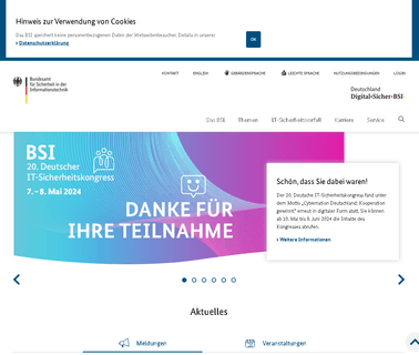 Bundesamt Für Sicherheit Bsi telephone basic
