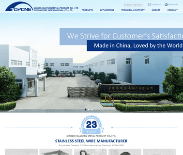 Ningbo Huayuan Metal Products steel alloy zinc