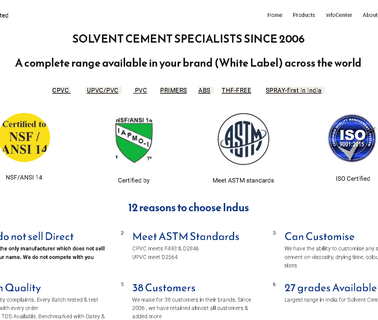 Indus Eximtech. materials chemicals
