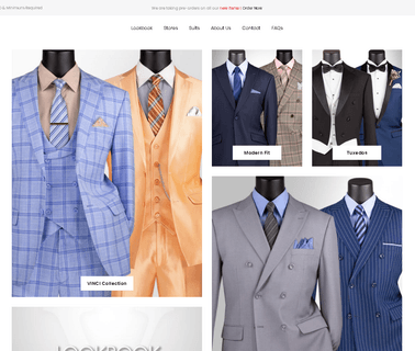 Vinci Enterprise Corp tall suits