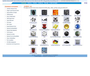 China Superabrasives tier diamond