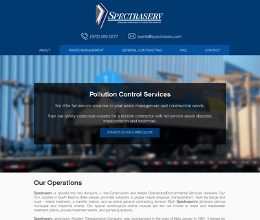 Spectraserv Pollution Control Services Kearny Nj soil pollution