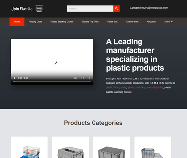 Shanghai Join Plastic Products stackable plastic