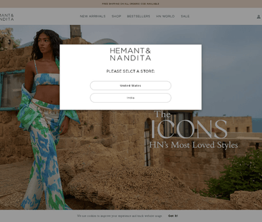 Hemant and Nandita beach apparel