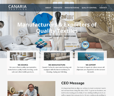 Canaria Tex fabric bedding box
