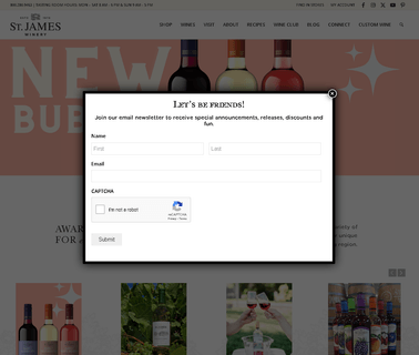Award Winning Winery in Missouri | St James Winery missouri manufacturers