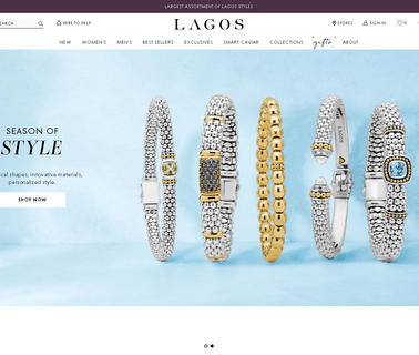 Lagos Designs sterling silver gold jewellery