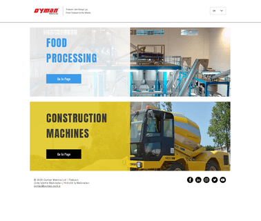 Oyman Makina Ltd. fabricated building